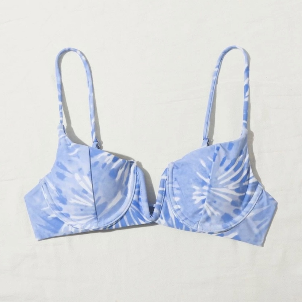 TieDye V underwire bikini top
